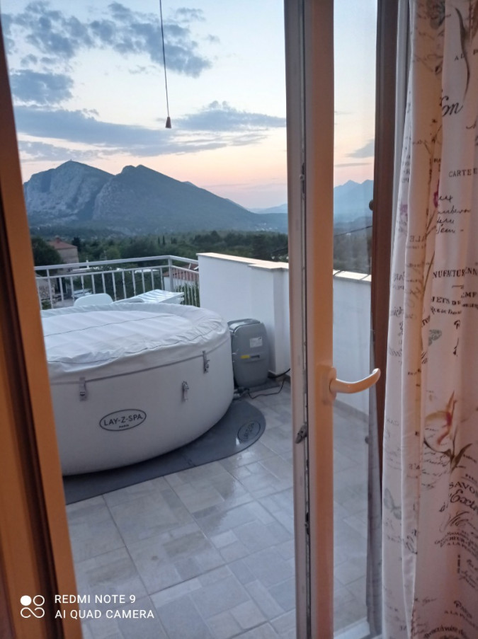 Exterior, Panoramico apartment, private jacuzzi Gornja Brela