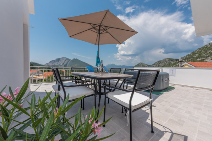 Exterior, Panoramico apartment, private jacuzzi Gornja Brela